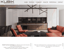 Tablet Screenshot of kubikdesign.ro